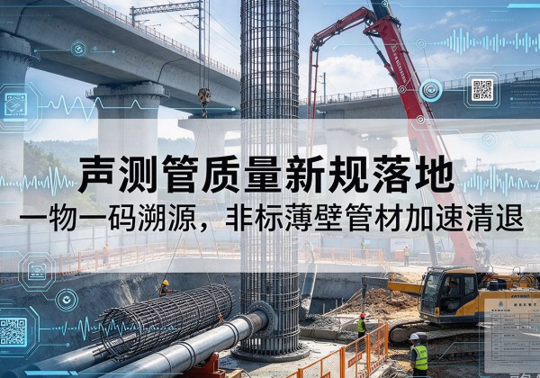 开福声测管质量新规落地，一物一码溯源，非标薄壁管材加速清退